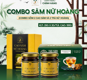 COMBO SÂM NỮ HOÀNG ( 2 CAO SÂM + 2 TRÀ NỮ HOÀNG
