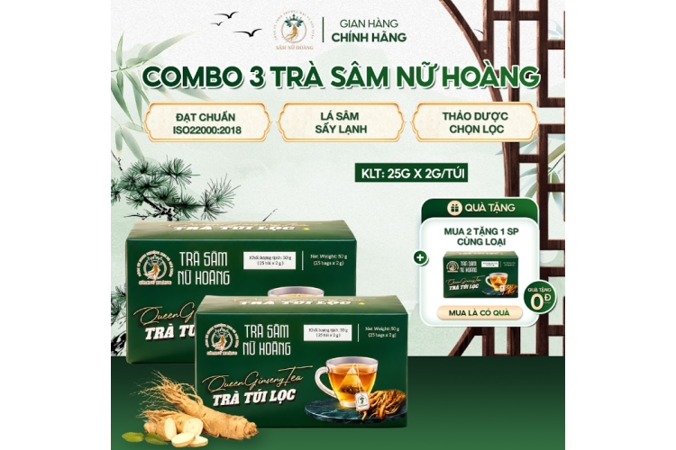 COMBO 3 TRÀ SÂM NỮ HOÀNG