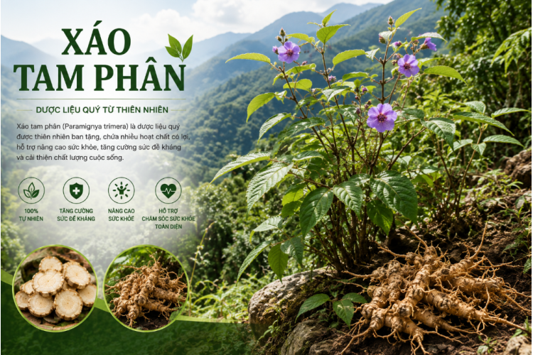 XÁO TAM PHÂN NGUYÊN RỄ