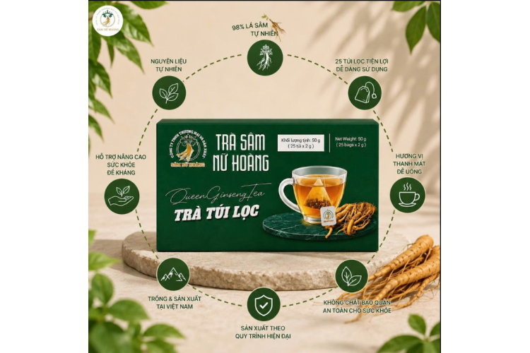 TRÀ SÂM TÚI LỌC